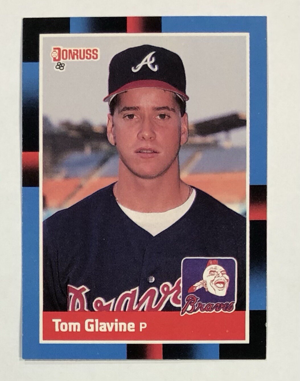 1988 Donruss TOM GLAVINE RC Baseball Card #644 Atlanta Braves Excellent Rookie