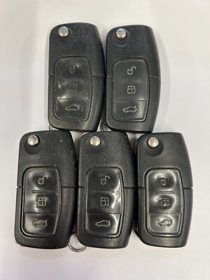 5 X FORD 3 TASTEN FERNBEDIENUNG KLAPPSCHLÜSSEL FIESTA FOCUS MONDEO ETC !! RESTPOSTEN GETESTET