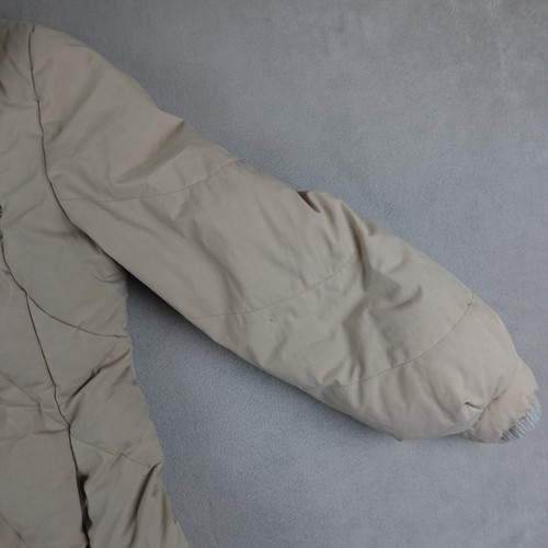 Swan Brand Jacket Women M Brown Hooded Quilted Down Feather Plumes Vintage - Picture 4 of 24