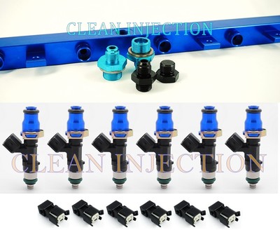 BMW E30 E34 Bosch ev14 650cc fuel injectors rail M20 325i B25 325IS E28 TURBO