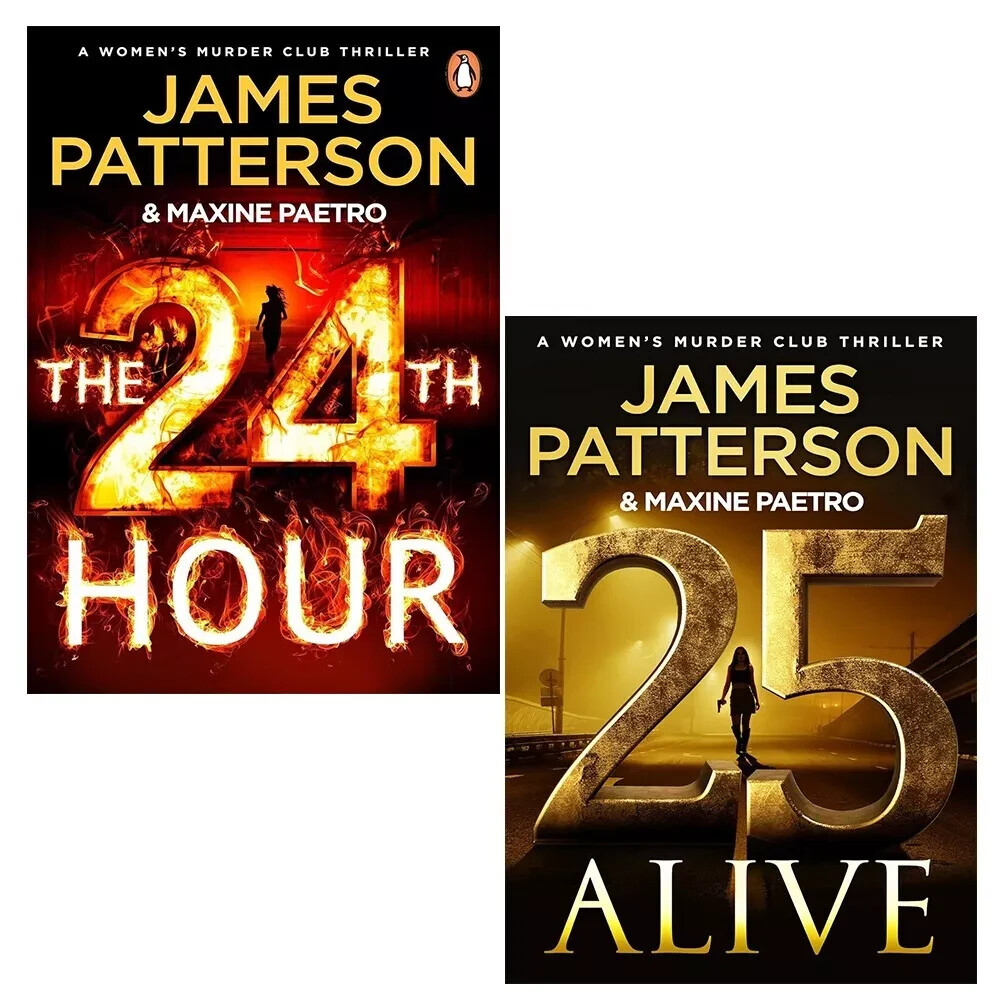 Women's Murder Club Collection 2 Books Set by James Patterson 24th Hour (HB)