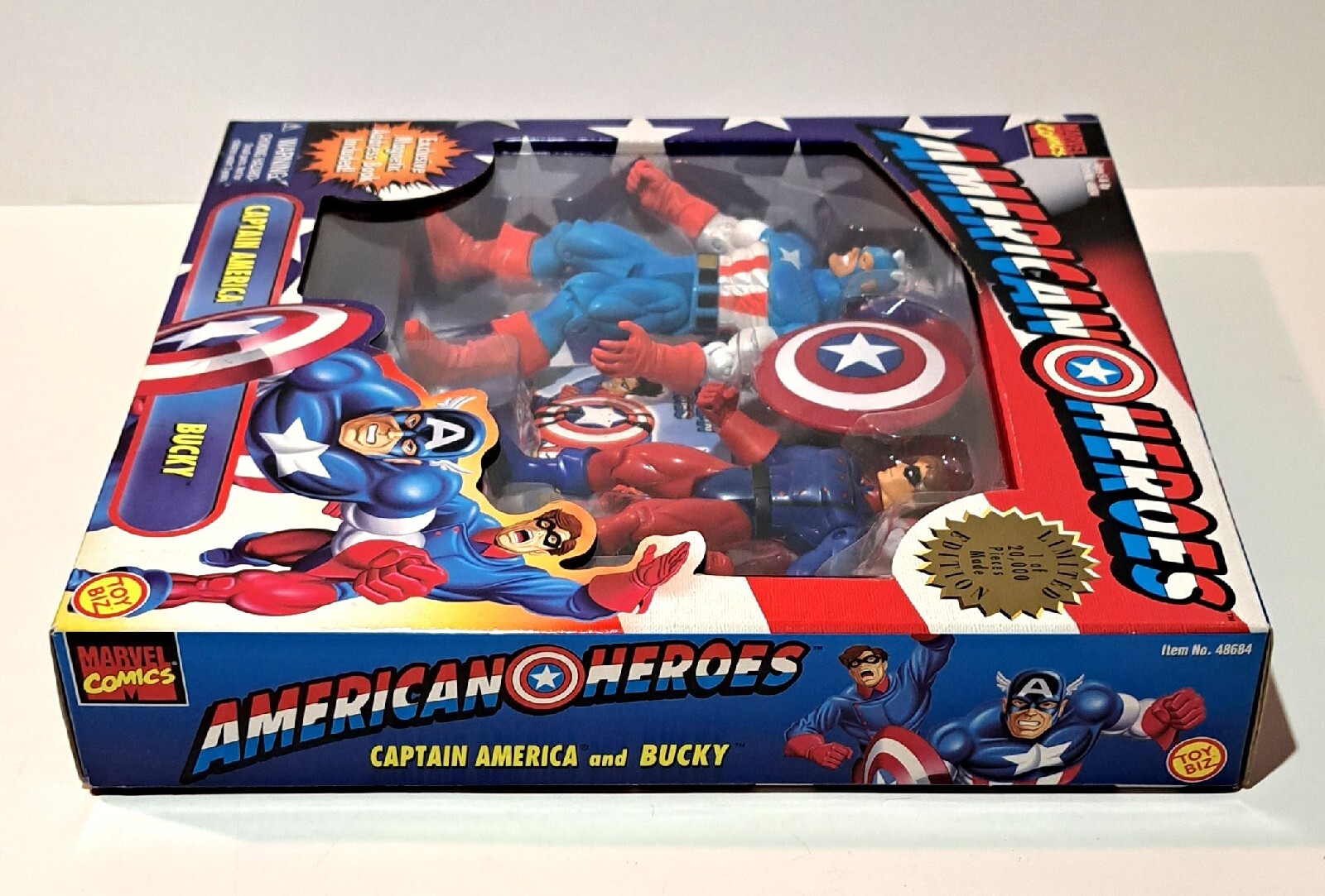 Captain America & Bucky American Heroes Figure Box Set Marvel Playset