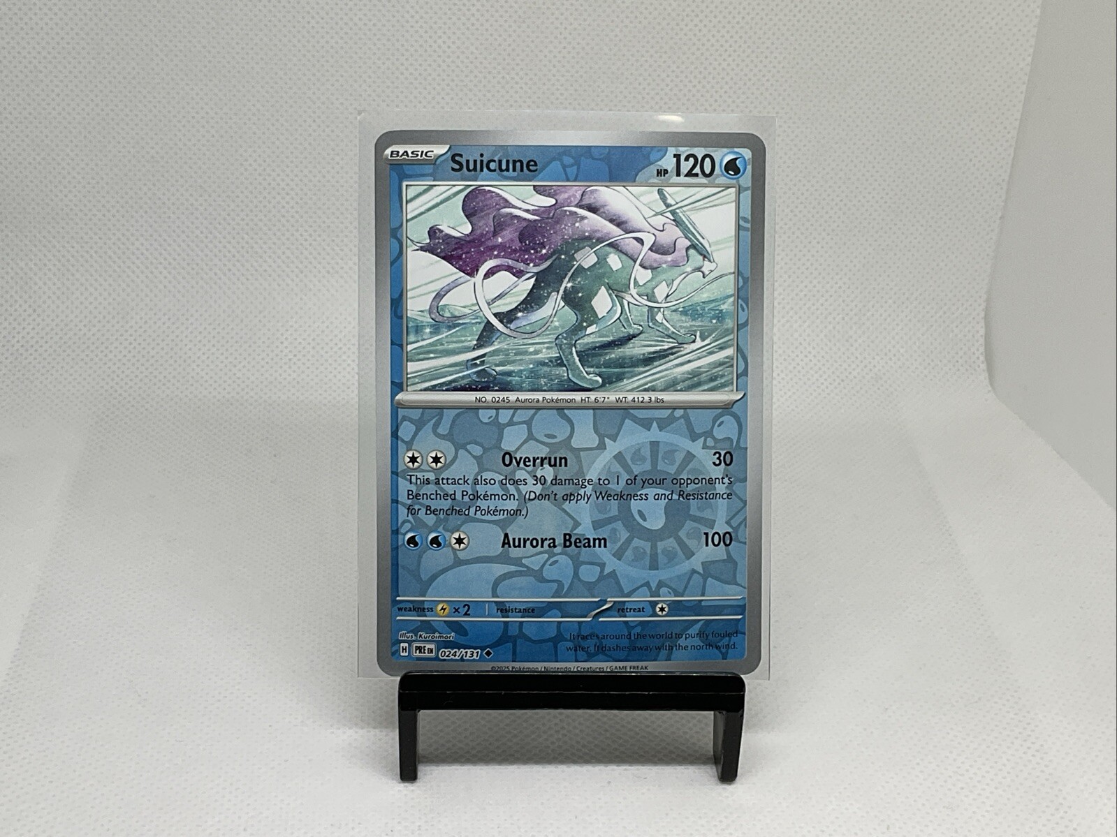 Suicune Reverse Holo NM 024/131 SV: Prismatic Evolutions Pokemon