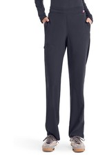 Med Couture Scrub Women's Straight Leg Pull-on Pants MC103 PWTR Pewter Free Ship