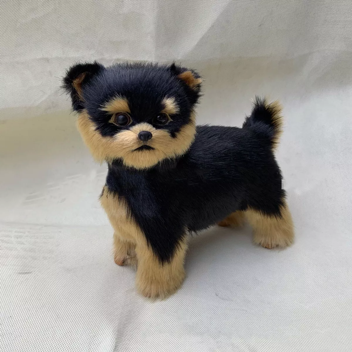 Yorkie Dog Simulation Toy Dog Puppy Lifelike Pet Companion Nice