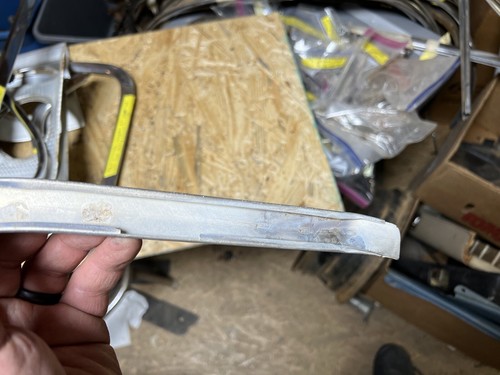 1962 Impala Bel Air Biscayne LH Taillight Outer Cover Molding Trim #2 - Picture 8 of 9