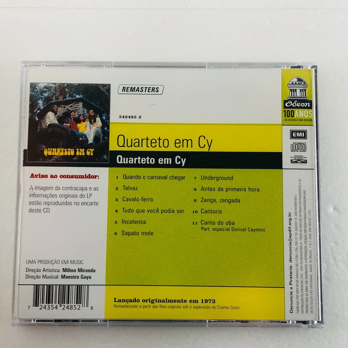 Quarteto Em Cy Quarteto Em Cy 542485 2 CD Brazil Reissue 2002