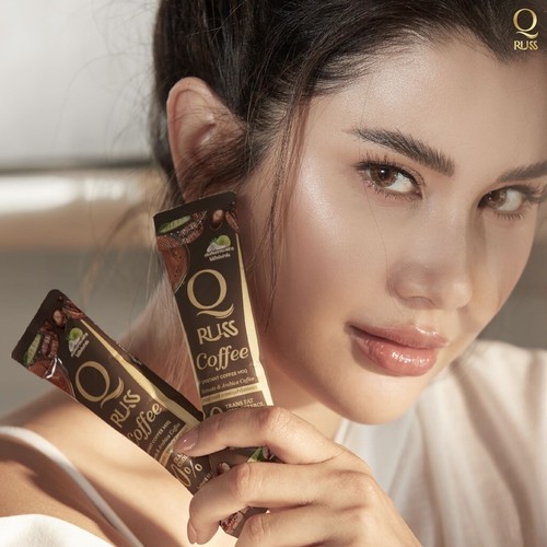 6x QRUSS Coffee Instant Mix Powder Control Hunger Trans Fat-Free Robusta Arabica - Picture 2 of 13