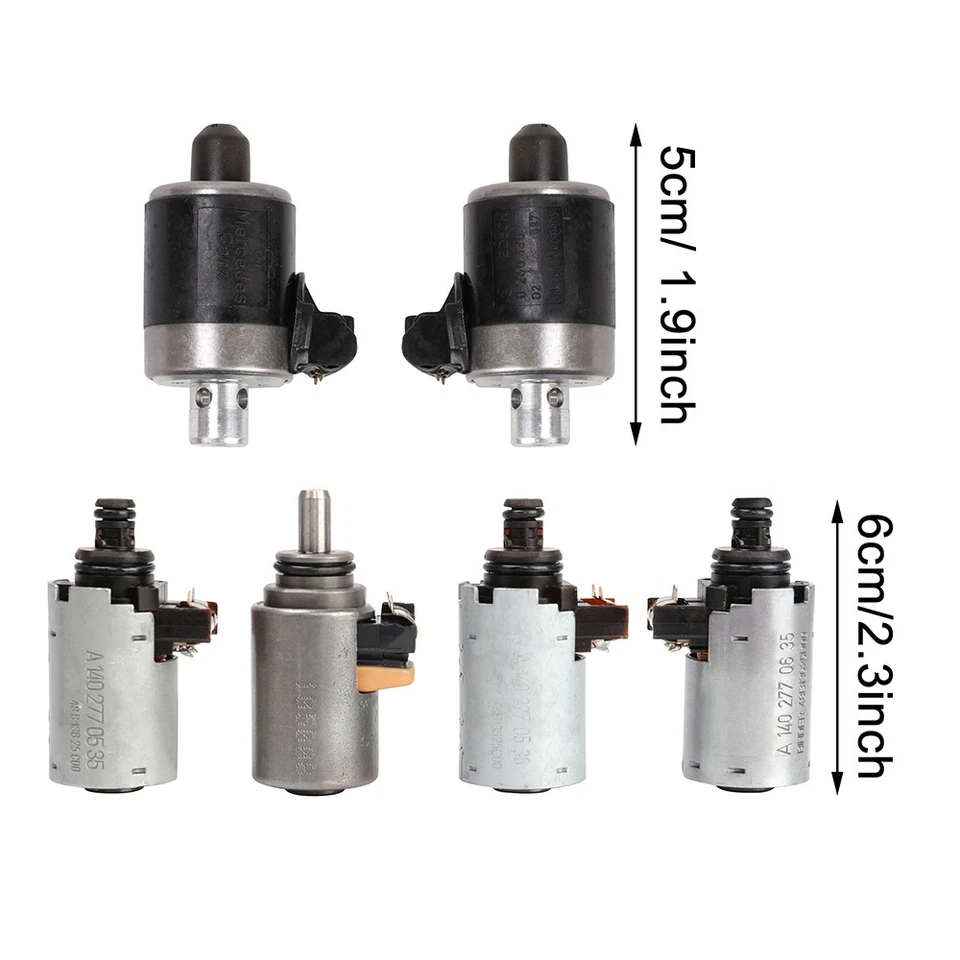 6Pcs 722.6 Transmission Solenoid For 1994-2005 Mercedes Benz E320 E420 E430 E500 - Image 3 of 4