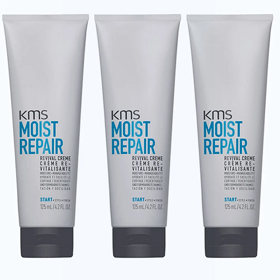KMS CALIFORNIA KMS Moistrepair Revival Creme 3x 125 ml = 375ml - kein Import