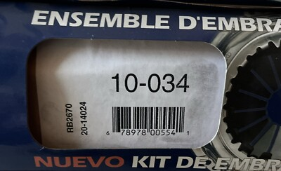 #ad RhinoPac Premium Clutch Kit 10 034 NEW Pressure Plate Clutch Disc $80.00