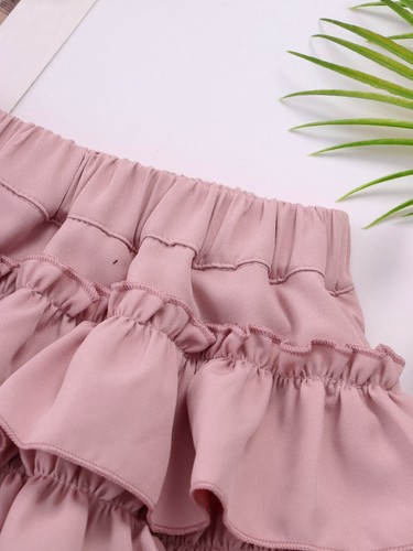 Kids Girls Miniskirt Birthday Dress Princess Skirt Cute Costume Party Uniform - Picture 8 of 32