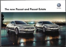Volkswagen Passat Saloon & Estate 2014-2015 UK Market Sales Brochure