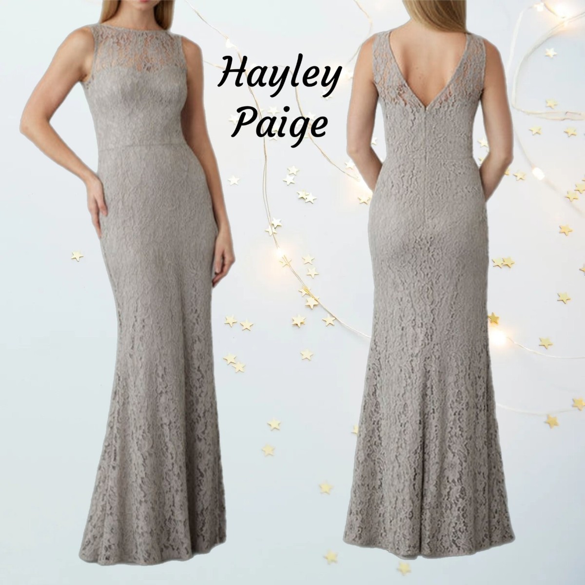 chinese dress ladies Happy Clothing Hayley Gray Organza Flared Maxi Dress main image 1