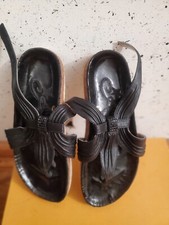 Chic Roberto Cavalli Black high-quality leather Sandals-Size 6