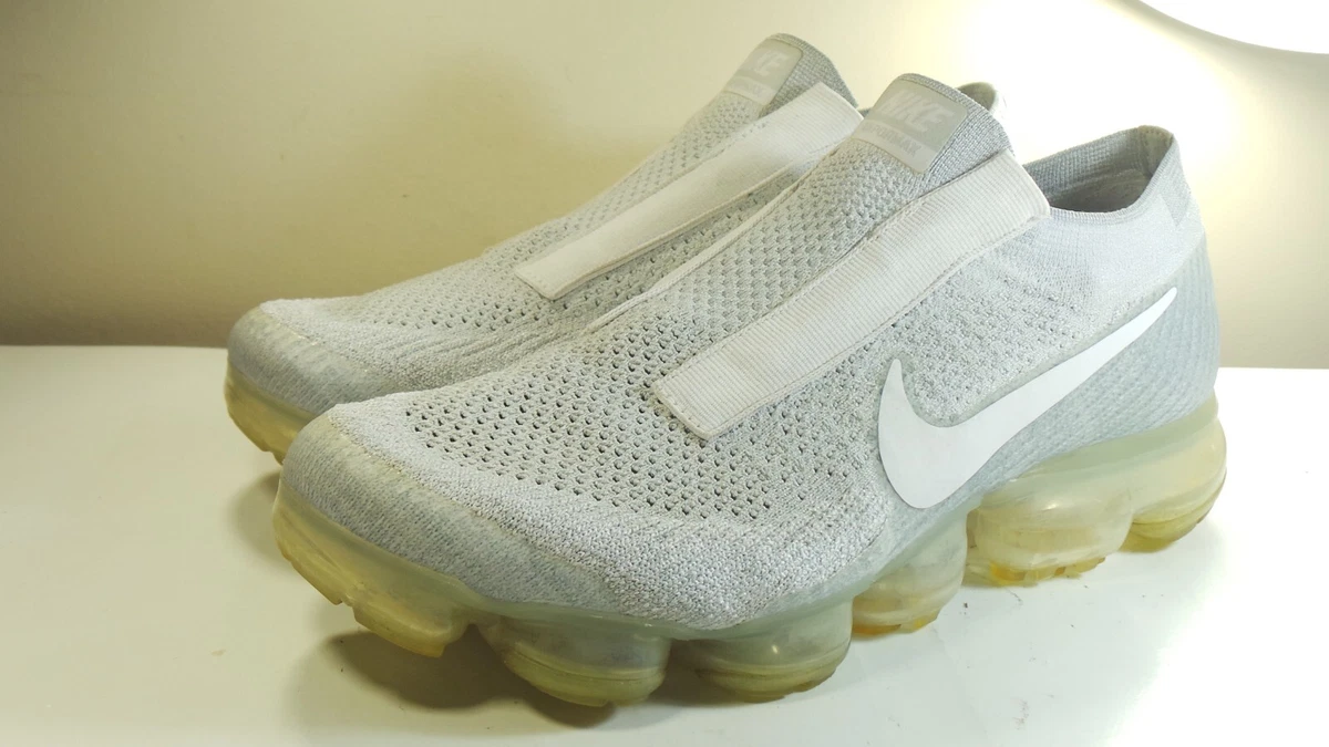 NIKE 2017 AIR VAPORMAX FLYKNIT MOC AQ0581 002 PLATINUM 8.5 MAX 90 1 95 FORCE 180