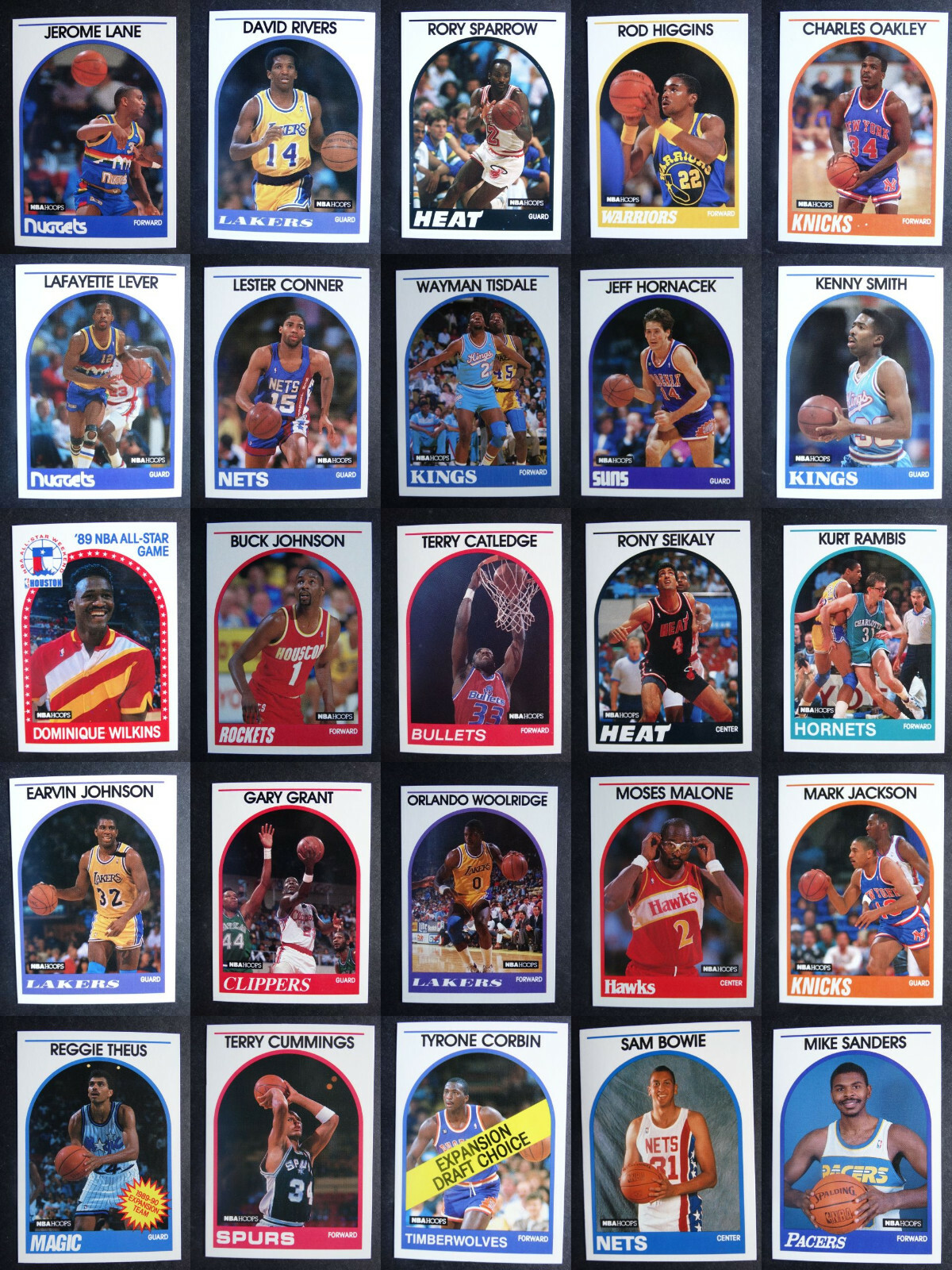 1989-90 Hoops Basketball Cards Complete Your Set You U Pick From List 201-353