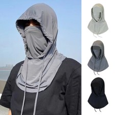 UV Protection Neck Wrap Cover Sunscreen Face Mask Ice Silk Face Cover Dustproof