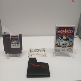 Monopoly (Nintendo NES) CIB Tested Complete Retro 80s Board Game Video Game 