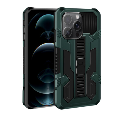 Kicktand Rugged Shockproof Case Phone Cover For iPhone 15 Pro Max 14 13 12 11 XR