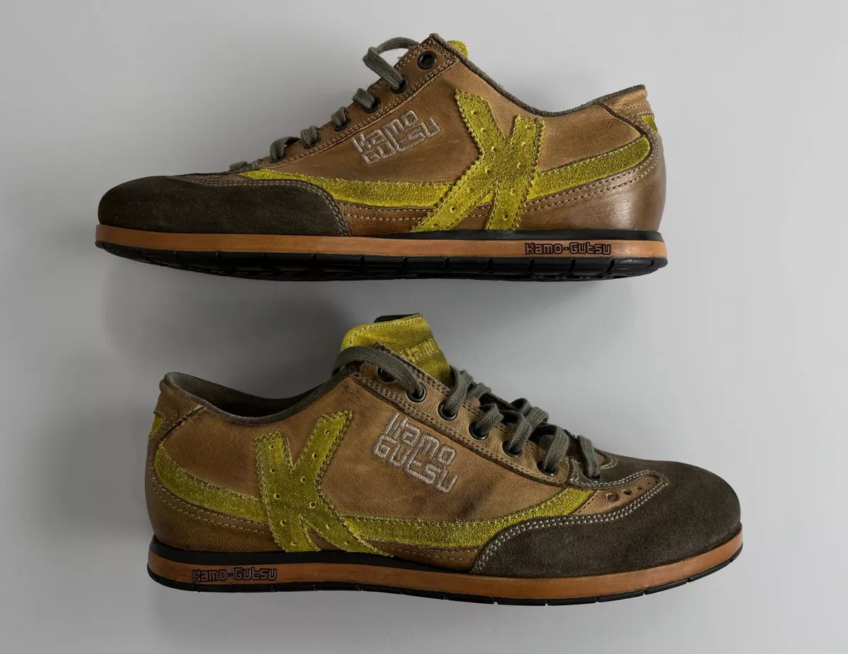 Men s KAMO GUTSU Reflex Lace Up Leather Sneakers Shoes Size 40