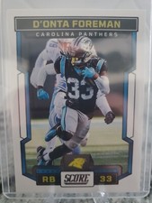 D'ONTA FOREMAN 2023 Panini Score Football #45 Carolina Panthers