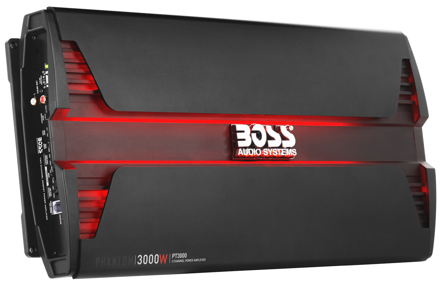 BOSS PT3000 3000 WATT 2CHANNEL FULL RANGE CLASS A/B AMPLIFIER SUB AMP