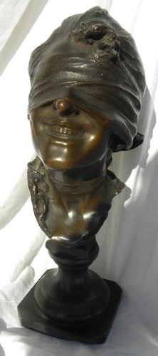 Giuseppe RENDA (Polistena 1859–Napoli 1939) Dea bendata Scultura in bronzo cm 33 - Imagen 15 de 21