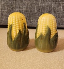 Vtg Corn Salt And Pepper Shakers 4”