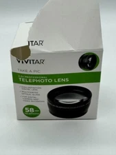 Vivitar HD Multi-Coated 58mm 2.2x Telephoto Lens New Open Box