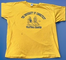 Vintage University On Connecticut UCONN Huskies Volleyball Champion T Shirt