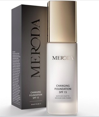 MERODA  Changing Foundation SPF 15 [LIGHT TO MEDIUM SKIN] - Foundation