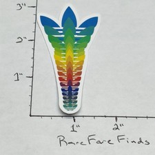 NEW  Adidas Colorful Rainbow Logo Laptop Bottle Vinyl Decal Sticker  w/Tracking  