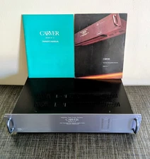 CARVER Magnetic Field Power AMP Model M-1.5 Works SER# 221 W/ PAPERWORK