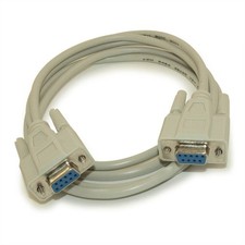 6ft Serial NULL-MODEM DB9/DB9 Female to Female Cable