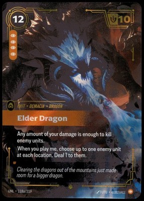 Elder Dragon (Alternate Art) Showcase Unleashed 118a/219 NM