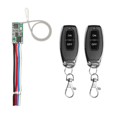 Mini Wireless Switch, 433Mhz Remote Control Relay Switch, DC 6V-24V 1CH Chann...