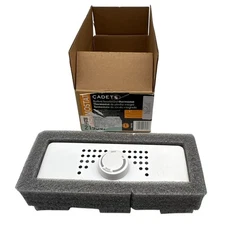 NIB Cadet Built-In Hydronic Baseboard Heater Thermostat Model EBKN White