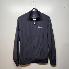 Cherokee Infinity Women s Scrub Jacket Heather Gray Size Small Double Pocket