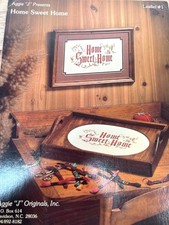 Vintage Home Sweet Home Cross Stitch Pattern Craft Design By Aggie J Originals