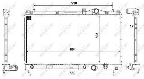 NRF 50332 KüHler, MotorküHlung FüR Chrysler,Dodge,Plymouth-image