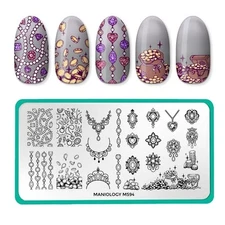 M594 Maniology  Nail Stamping Plate