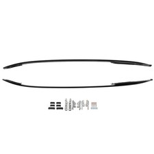 Black Aluminium Roof Rails Pair for Land Rover Discovery Sport L550 2014+