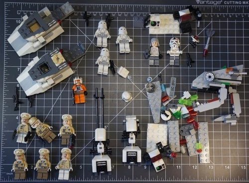 LEGO Star Wars 8084 Hoth Snowtrooper Speeder Bike Rebel Troopers & More