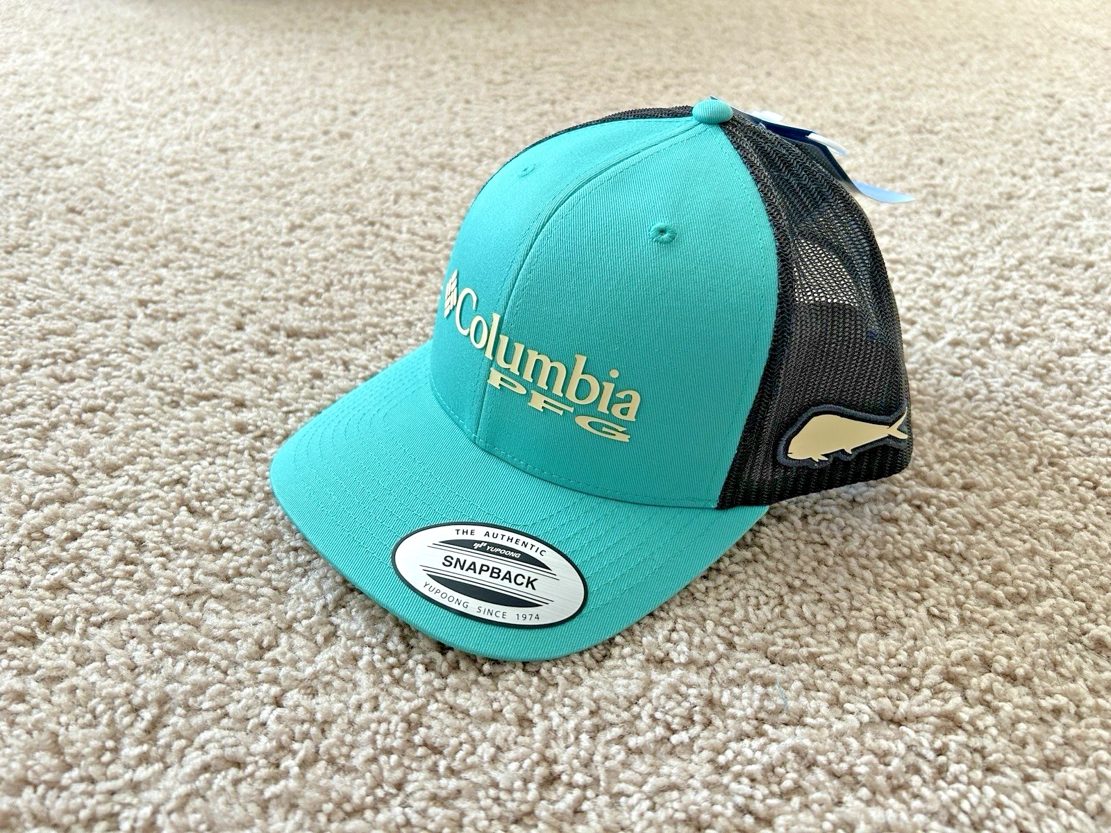 Columbia PFG Logo Mesh Snapback Cap
