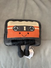 Jellycat Amuseables Cassette Tape Plush NWT *RETIRED*