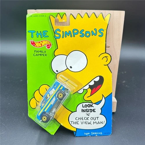 Hotwheels The Simpsons Family Camper Van Scene Machine Vintage 1990