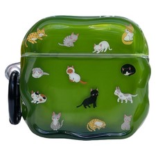 Cat Collection Print Protective Case Ring for AirPods 2 3 4 Earphone Pro 2 Pro 3