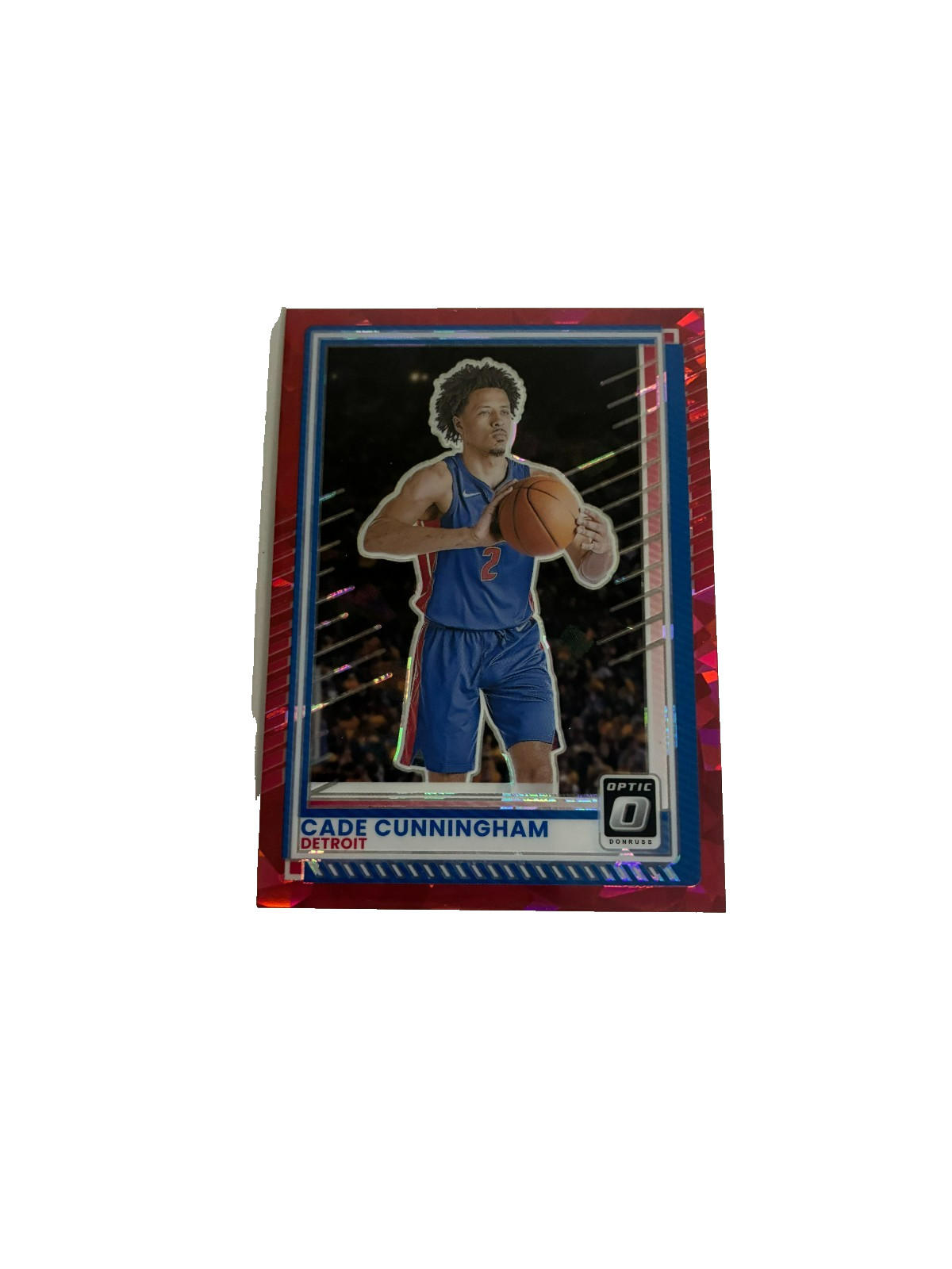 2025-26 Panini Donruss Cade Cunningham Red Optic
