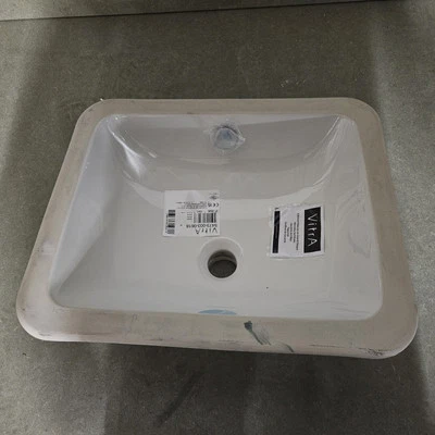 VITRA S20 SINK Rectangular Compact UNDERCOUNTER BASIN 38×30 cm